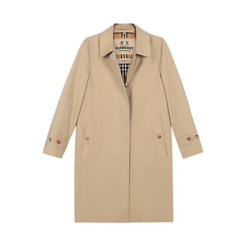 博柏利 BURBERRY 女款 棉质皮姆利科版型Heritage风衣外套80280401