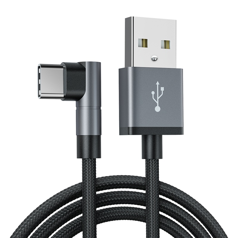 飞利浦Type-c数据线手游弯头线充电线华为p30手机mate20 USB-C荣耀充电线