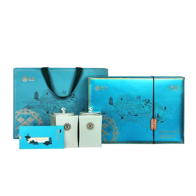 中茶 抢鲜西湖黄金产区龙井茶高端礼盒200g