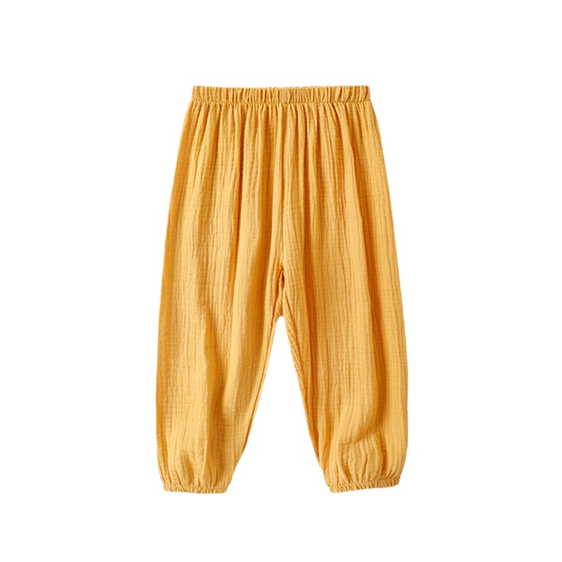 史努比童装儿童防蚊裤夏季新款男女童轻薄长裤宝宝夏天裤子