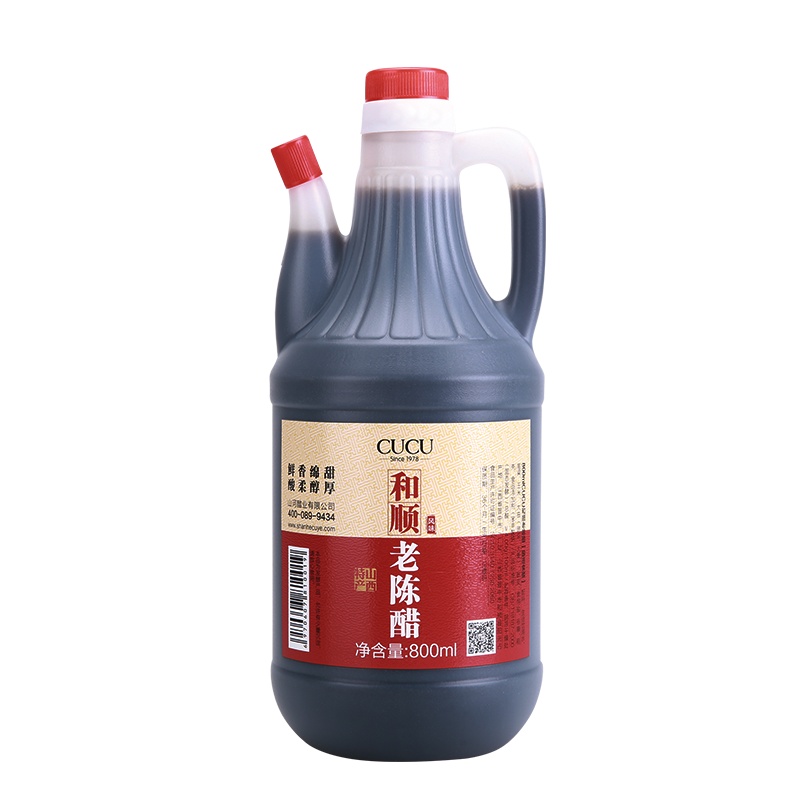 CUCU 醋 和顺老陈醋800ml 山西 纯粮酿造 老陈醋