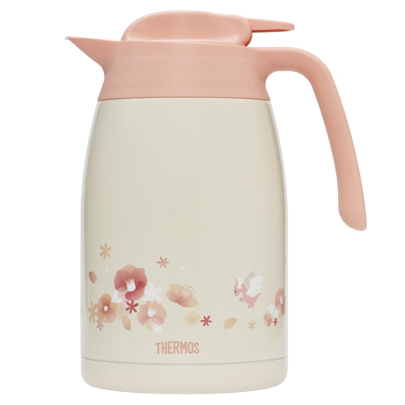 膳魔师,膳魔師(THERMOS)保温壶 THV-1500-OR(FL II) 大容量1500ml 朱一龙同款 山茶花系列
