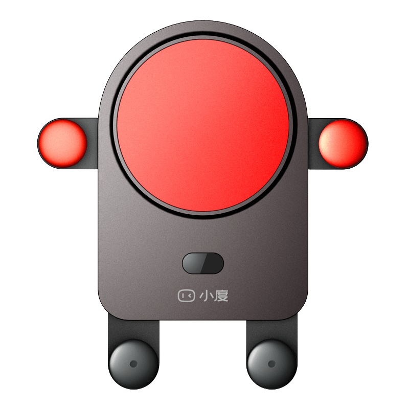 小度语音车载支架 “支”走开车烦恼,享受“架”驶乐趣,语音车载支架-标准版(黑红色)