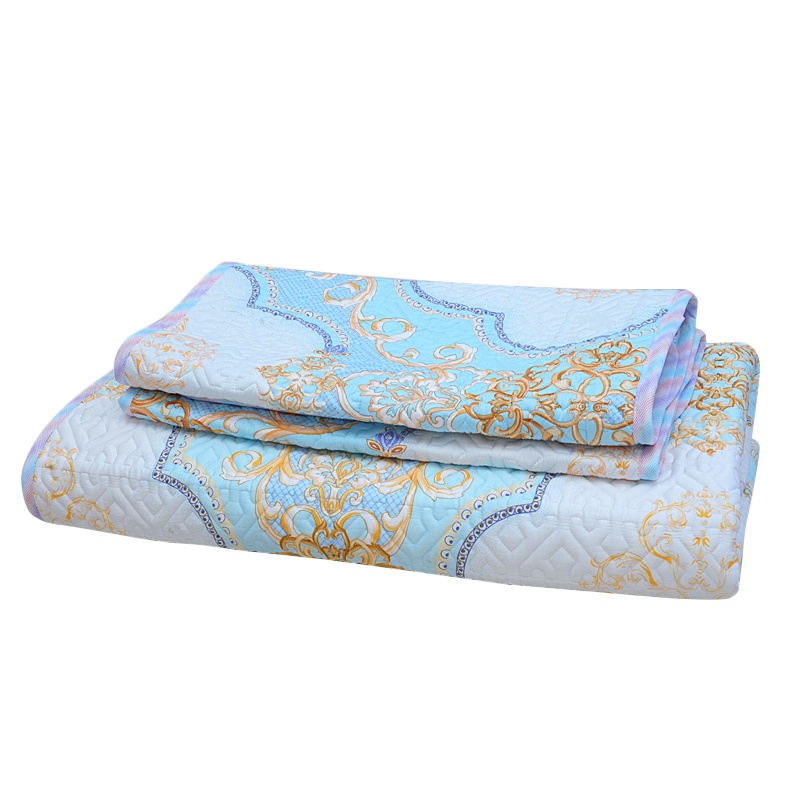 伟佰利泰国进口清爽透气舒适耐用抗菌防滑天然乳胶冰丝凉席套装