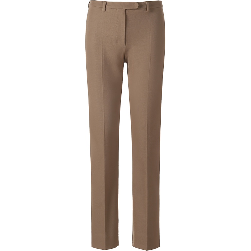 麦丝玛拉 S MAX MARA 女士棉/锦纶混纺修身款休闲微喇长裤FRESCO