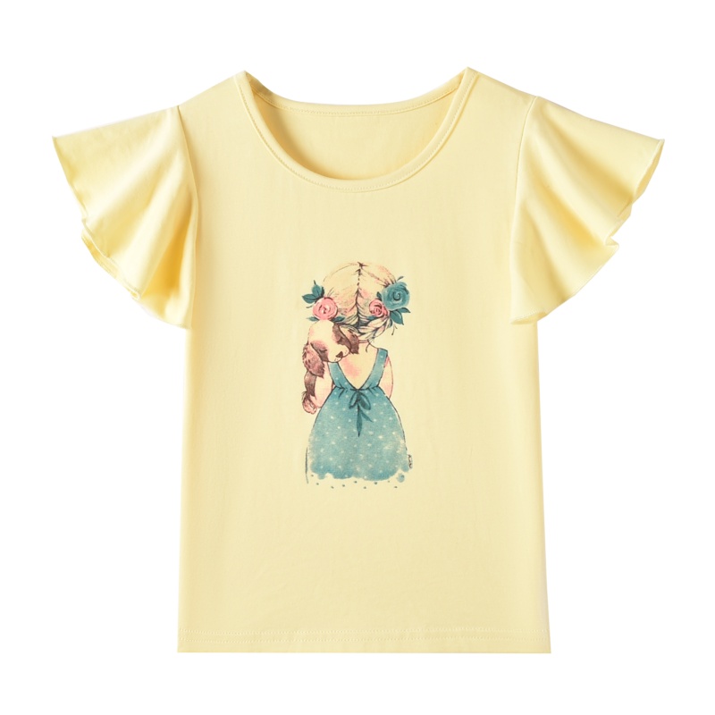 铅笔俱乐部童装2020新款女童T恤小童上衣夏季儿童休闲短袖薄款