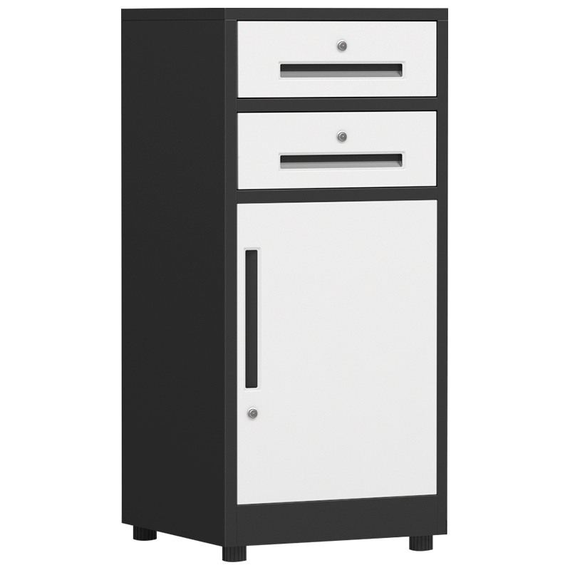 鑫金虎 文件柜矮柜办公柜铁皮柜抽屉矮柜带锁阳台储物柜小柜子