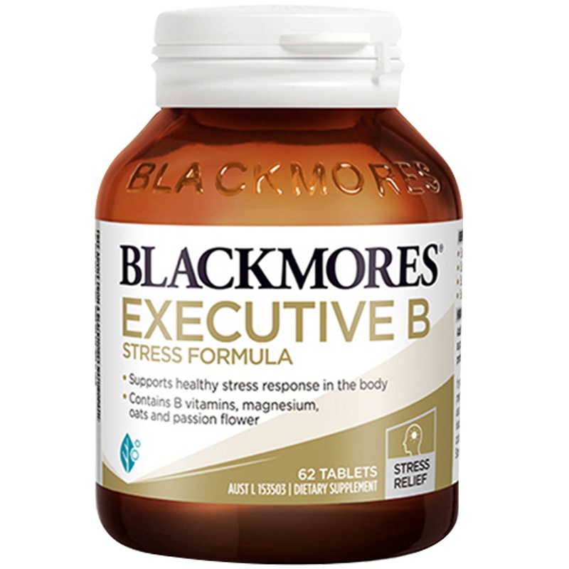 Blackmores澳佳宝 减压维生素B 缓解压力抗疲劳B族维生素B12 62粒