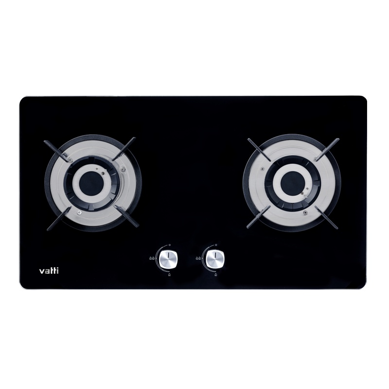 华帝(vatti)JZT-B8406B燃气灶 4.5KW大火力 1级能效节能燃气灶 钢化玻璃台嵌两用双眼灶具(天然气)