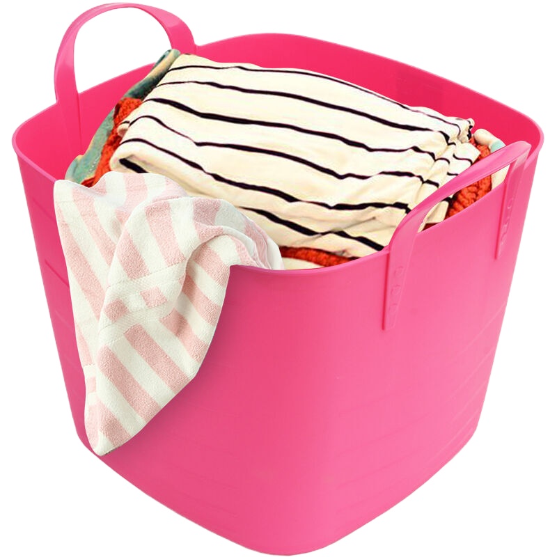 茶花(CHAHUA) 收纳软方筐1170 35.5*30*28.5cm 颜色随机