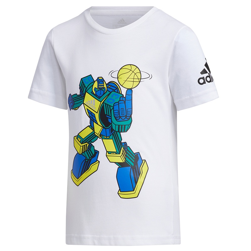 阿迪达斯adidas 小童装训练运动短袖T恤FM9780