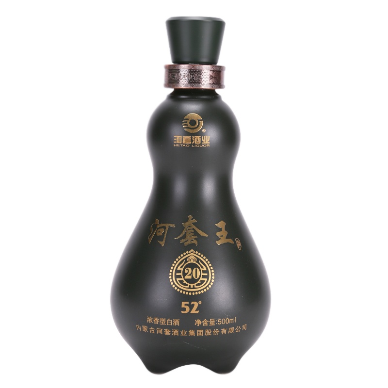 河套酒业 河套王20 52度 500ml 单瓶装 浓香型白酒