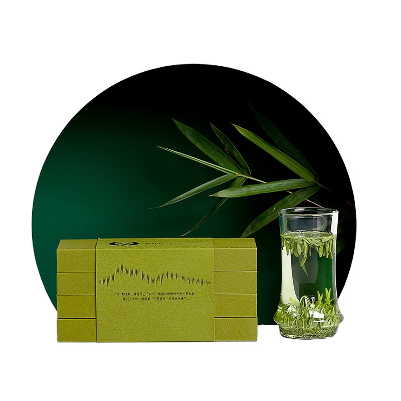 竹叶青新茶峨眉高山绿茶特级(品味)礼盒20g*4盒