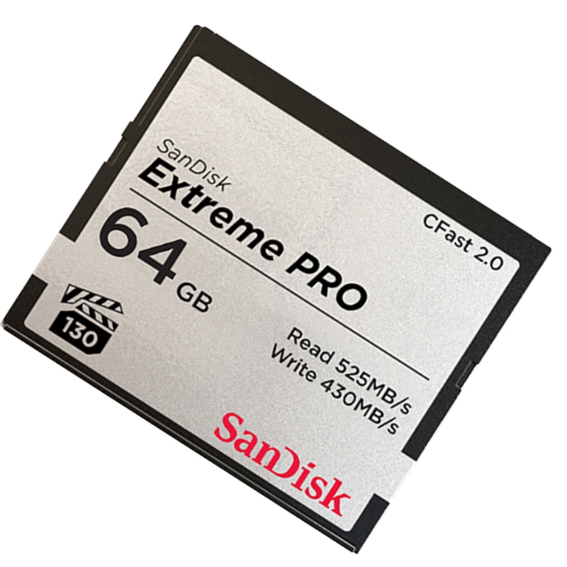 闪迪(SanDisk)64GB CFast 卡 读525MB/s相机摄像机存储卡