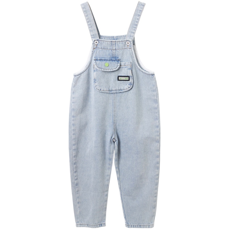 咕噜日记2021春夏新品百搭牛仔背带裤CZK1002