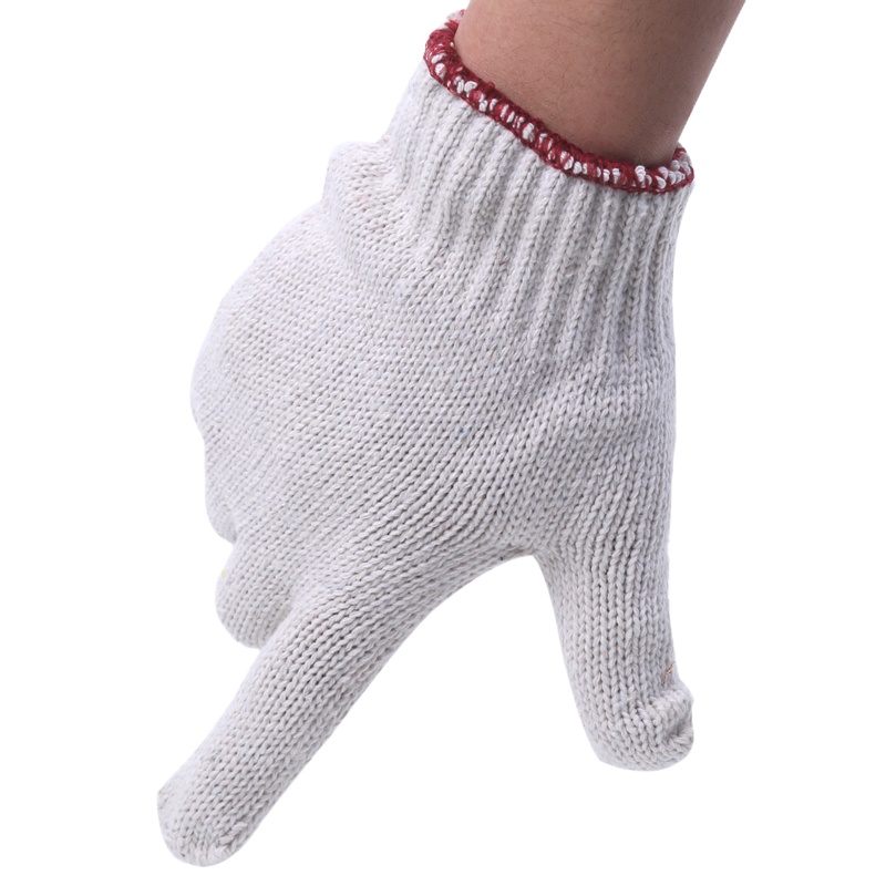 劳保手套线手套耐磨工作粗棉粗纱防护加厚棉线手套 1双价格,( 27双装起订)