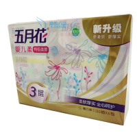 五月花婴儿柔特级柔厚三层抽纸A199GJA(6包/提)