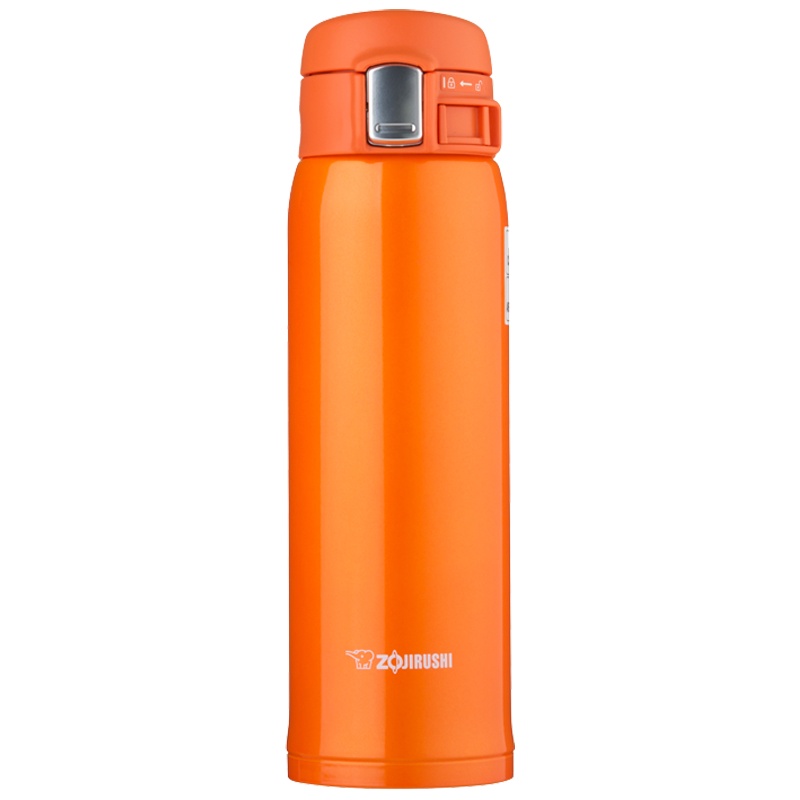 象印(ZO JIRUSHI) 保温杯 SM-SHE48 480ml 进口304不锈钢真空保温保冷 直身防漏办公水杯 桔色