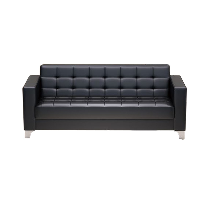 科朔 沙发 办公接待沙发商务沙发 牛皮三人位 XTD8833N