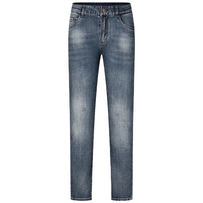 培罗蒙(Baromon)牛仔裤男男士弹力合体长裤修身小脚休闲潮流男裤EDKB21706