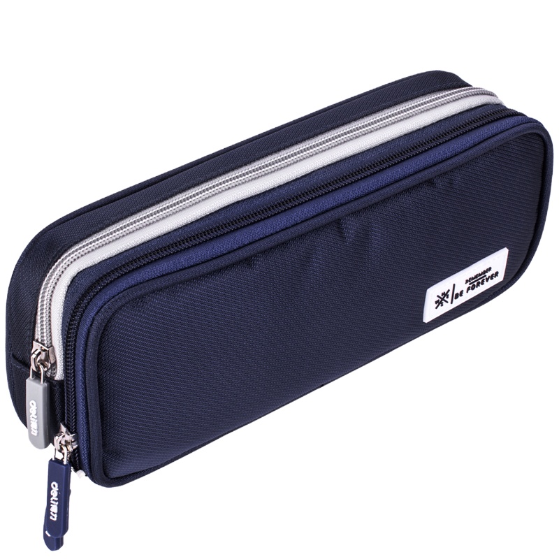 得力(deli)多功能多层笔袋 大容量收纳袋 66720