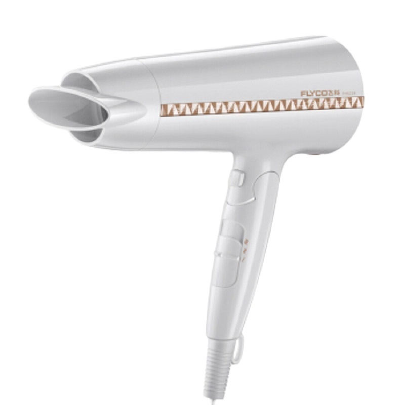 飞科(FLYCO)FH6228 电吹风机家用大功率吹风 负离子冷热风 白色