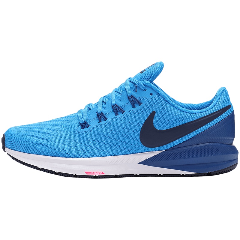 NIKE男鞋跑步鞋ZOOM缓震气垫轻便休闲运动鞋AA1636 AA1636-403相片蓝+空间蓝+力量靛蓝++轨道红