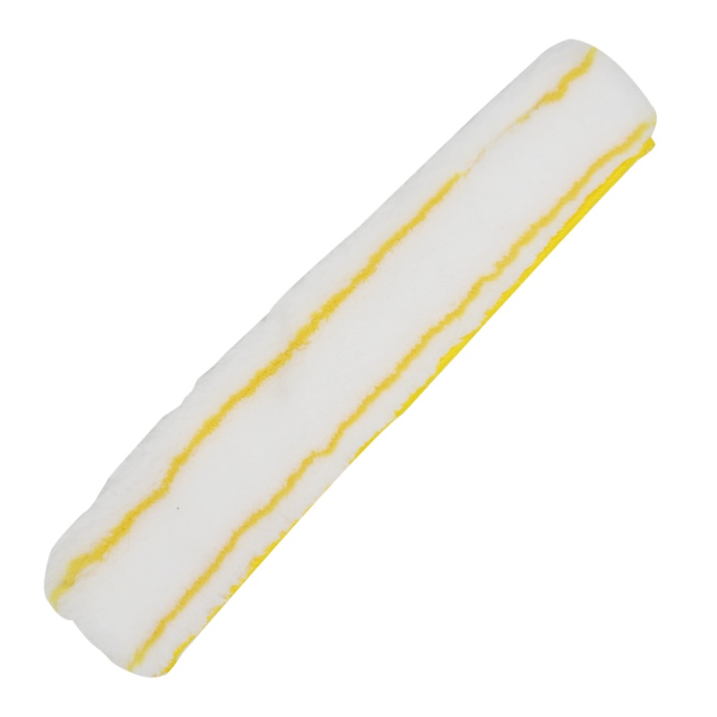 海斯迪克 HK-8008 清洁玻璃工具 两用玻璃刮水器抹水器涂水器 汽车窗户清洁工具 黄色毛头(3个)