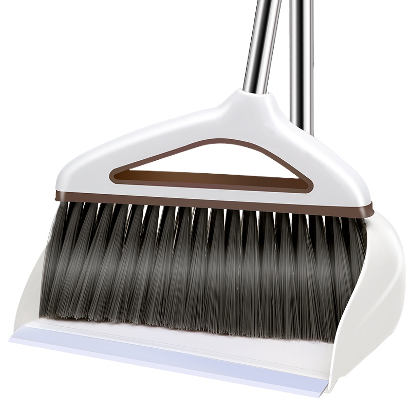 企购优品扫把簸箕套装不锈钢扫地扫帚软毛笤帚簸箕YZ-S101