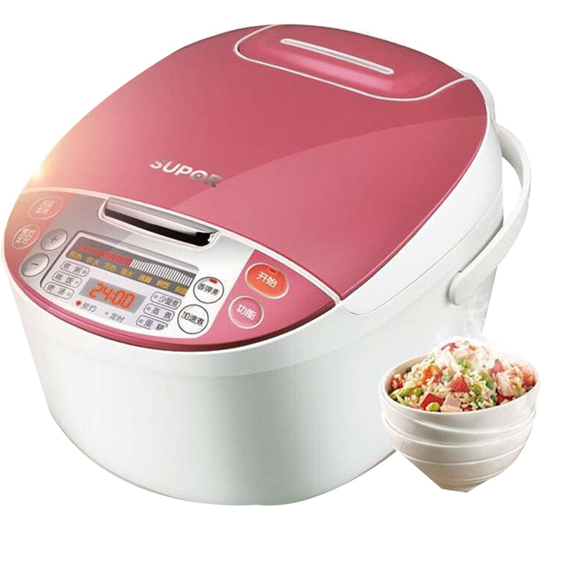 Supor/苏泊尔 CFXB40FC29-75 聪明火系列豪华智能预约电饭煲 4L 陶晶内胆 2-5人学生饭锅