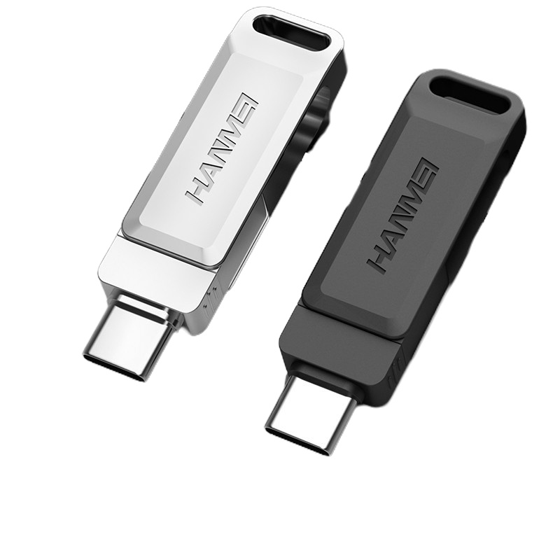 优束 USB2.0 128GB 高速金属U盘128G手机电脑两用OPPO华为vivo防水车载USB双接口优盘