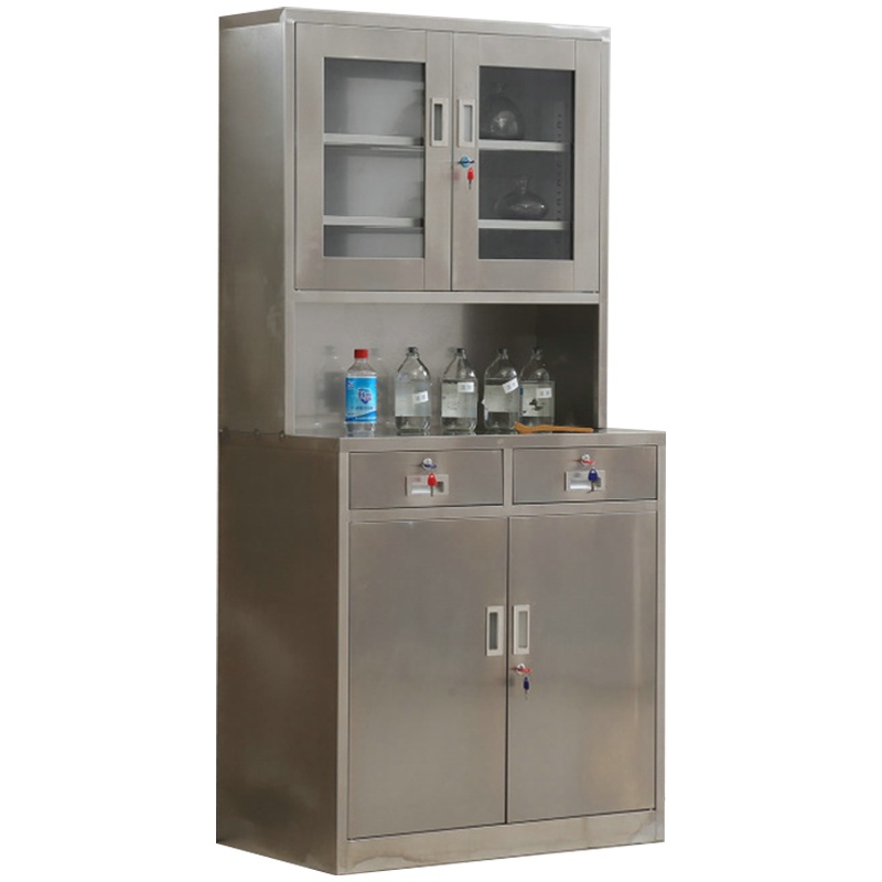 永格304不锈钢药品试剂柜器械柜仪器柜麻醉柜文件柜中药柜无菌柜操作台文件柜201/304材质加厚板材