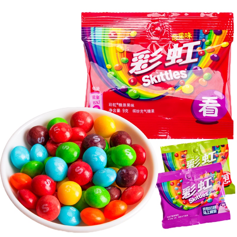 绿箭 糖果 彩虹糖 9g*15包(儿童经典回忆)