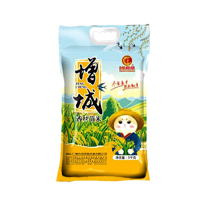 凤凰玉竹增城香丝苗米5kg/袋广东大米