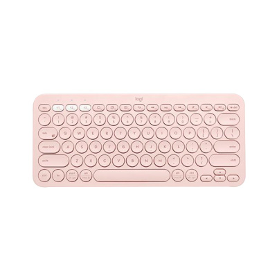 罗技(Logitech)K380无线蓝牙键盘多功能便携智能蓝牙安卓苹果电脑手机 多设备蓝牙键盘 茱萸粉