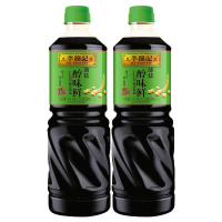 李锦记 薄盐醇味鲜1L*3瓶