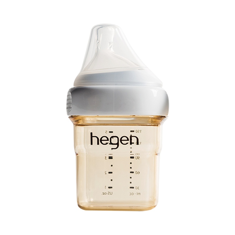 新加坡进口Hegen幼儿奶瓶PPSU宽口径婴儿断奶神器防胀气150毫升