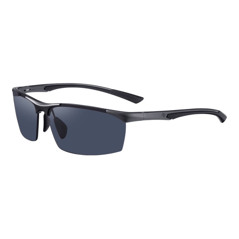 海伦凯勒 男士潮户外运动太阳镜登山驾驶铝镁眼镜偏光墨镜 H8871