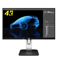 冠捷(AOC) 27英寸 4K 低蓝光IPS 10bit面板 窄边框旋转升降 专业设计商务办公显示器 (U27P1U)