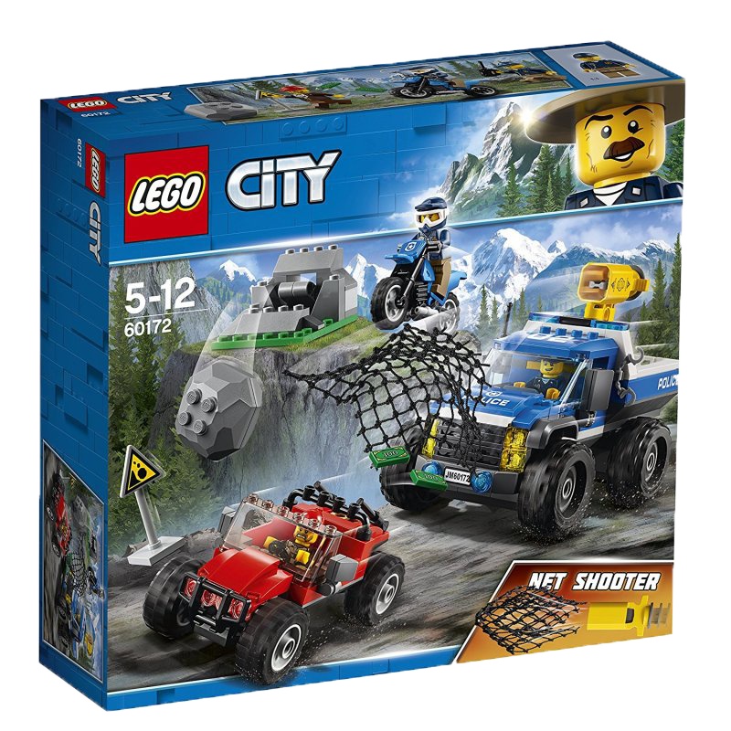 乐高(LEGO)城市系列 山地追击 60172 5-12岁 297颗粒 积木玩具塑料 200块以上