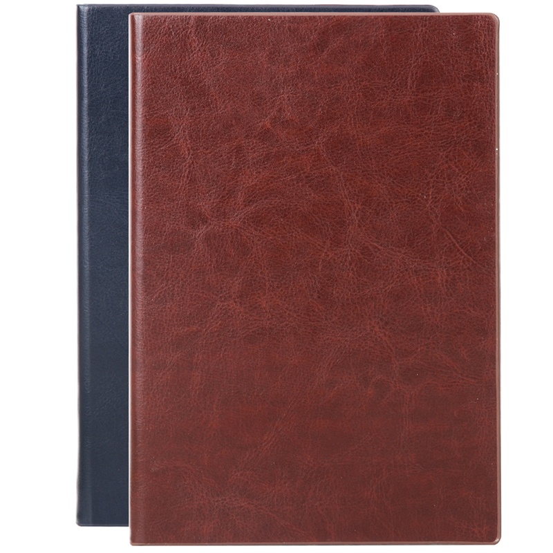 得力(deli) 3186/25K160张商务皮面本特厚皮面本(16本/包)