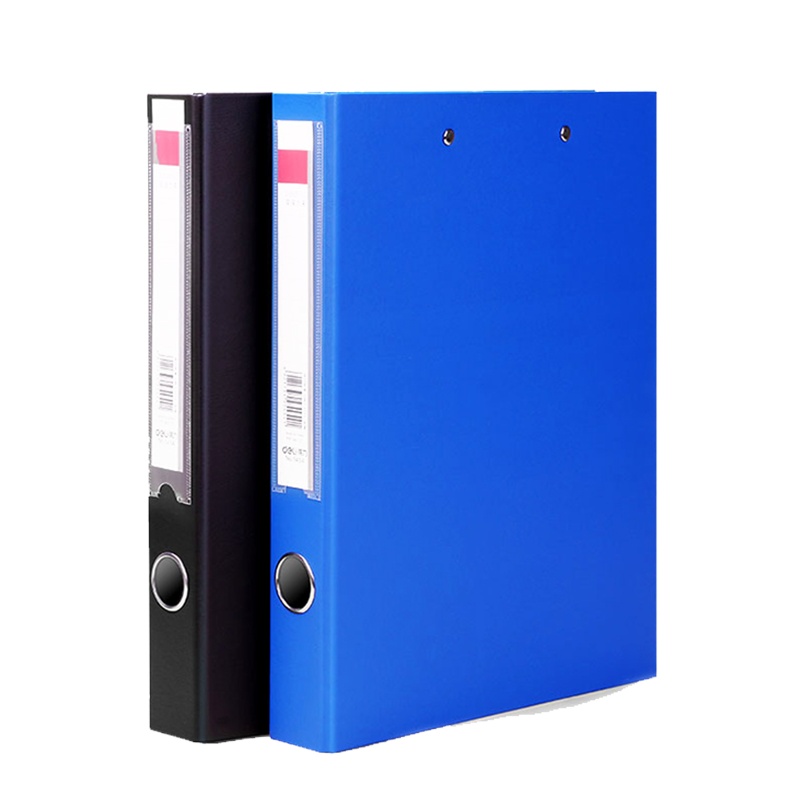 得力(deli)5454办公双夹纸板A4活页文件夹多层学生文具插页夹商务a5夹板5454