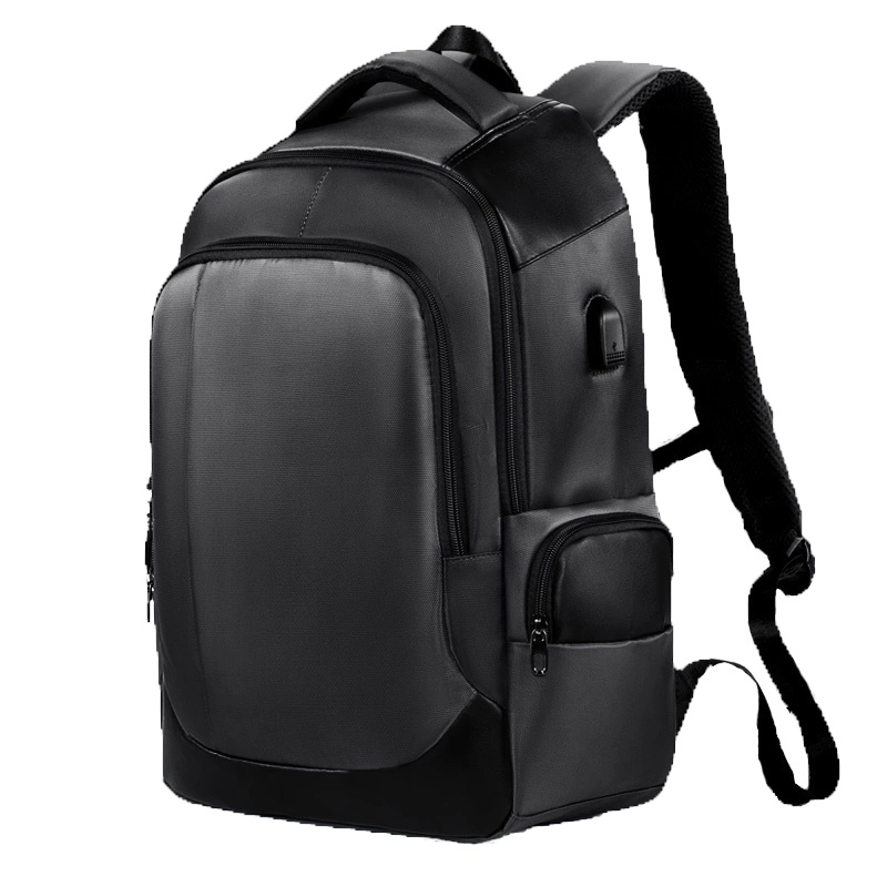 丹迪(Dante)电脑包双肩包男USB充电学生书包休闲多功能电脑包15.6英寸背包宝石蓝