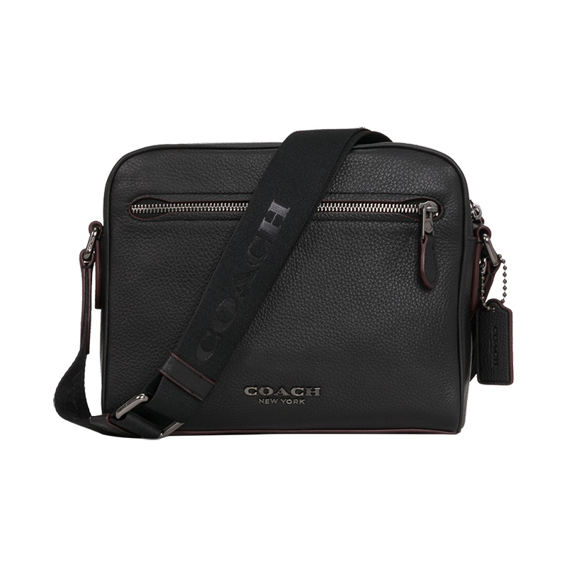 COACH 蔻驰 2020新款 男士logo徽标单肩斜挎包