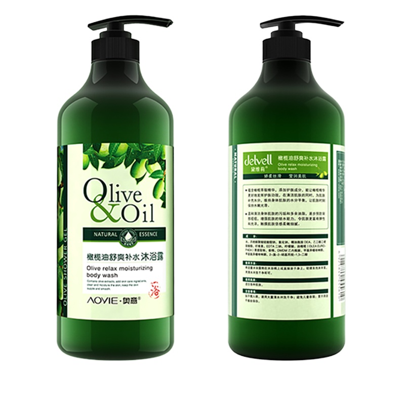 SNWQ黛维莉橄榄油舒爽补水沐浴露1kg*2