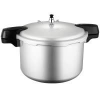 双喜高压锅家用28cm 11.5L燃气明火电磁炉通用加厚防爆铝制大号压力锅5-10人 囍DOUBLE HAPPINESS