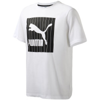 PUMA彪马男装运动服圆领LOGO短袖跑步健身T恤579871