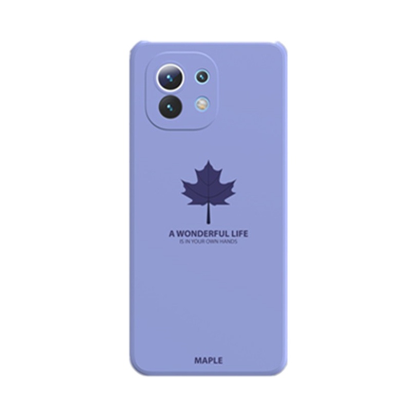 莱圳发 红米k40游戏版手机壳小米redmik40增强版保护套直边枫叶液态硅胶全包镜头男女款情侣个性创意外壳限量版