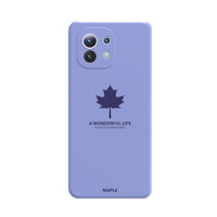 莱圳发 红米k40游戏版手机壳小米redmik40增强版保护套直边枫叶液态硅胶全包镜头男女款情侣个性创意外壳限量版