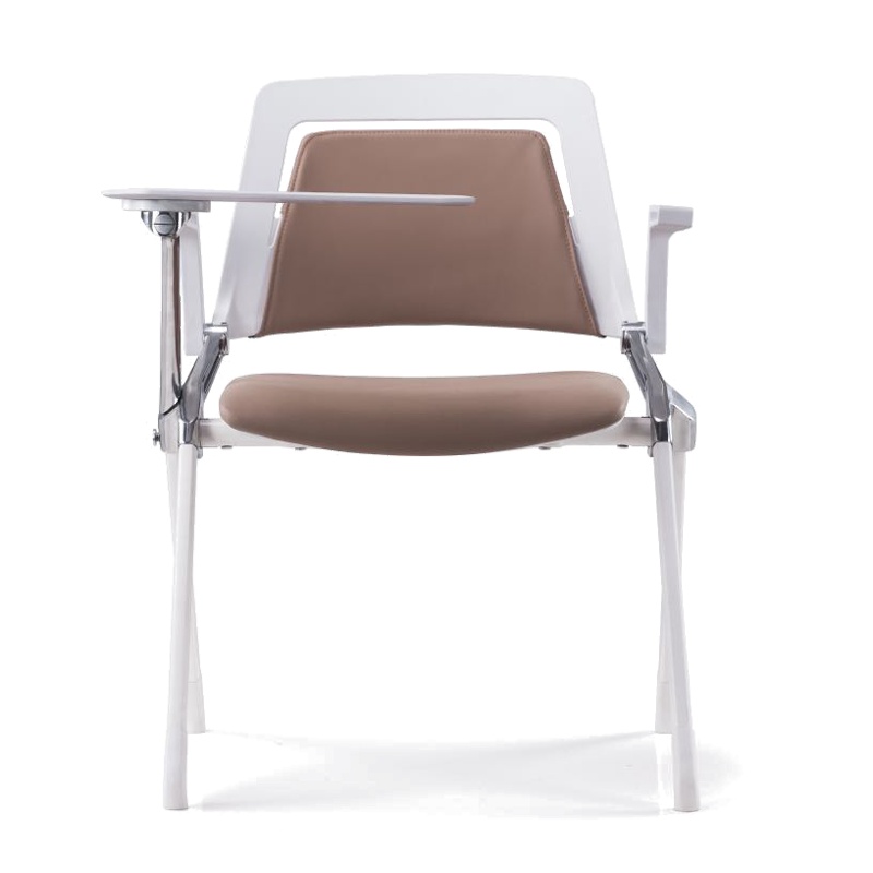 永格培训椅子带写字板会议室椅桌椅一体学生会议桌椅堆叠轻便办公椅